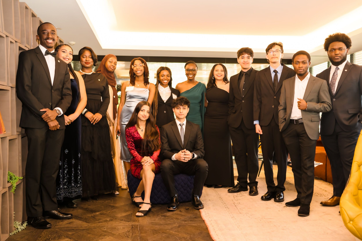 inSTEM students gathered together for a group photo